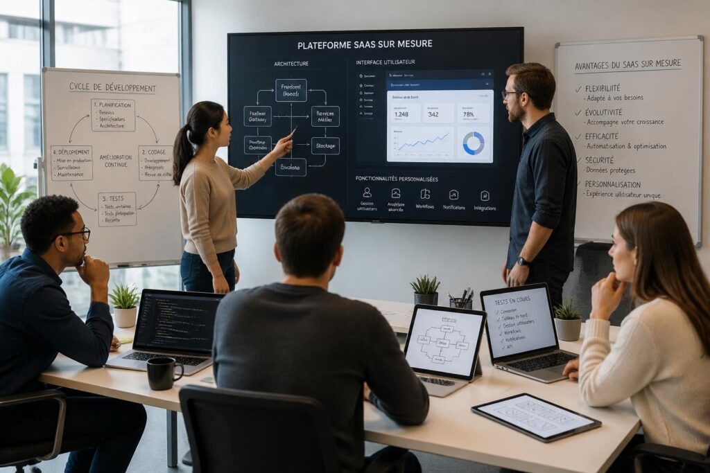 découvrez les avantages du développement de solutions saas sur mesure et les étapes clés pour réussir votre projet personnalisé, alliant innovation et efficacité.
