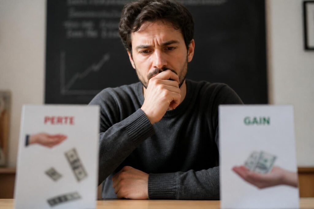 découvrez ce qu'est l'aversion à la perte, un biais cognitif majeur en psychologie, et apprenez comment il influence nos décisions et nos comportements au quotidien.