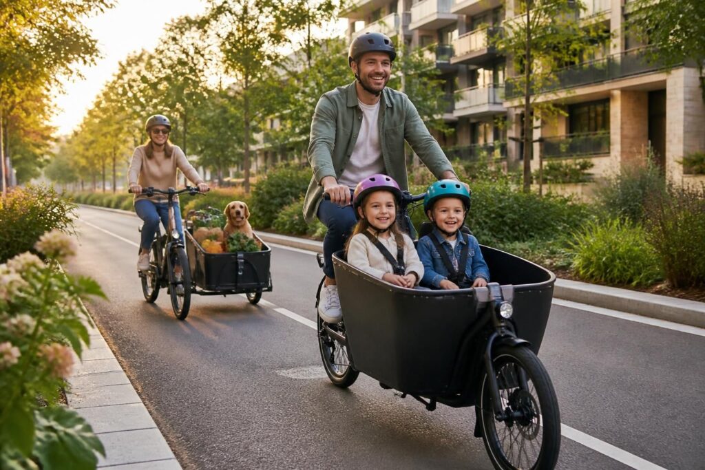 découvrez cargo family, le guide complet des vélos cargo et des solutions idéales pour toute la famille. choisissez le vélo cargo adapté à vos besoins pour faciliter vos déplacements quotidiens.