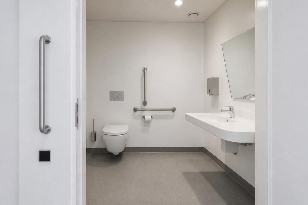 découvrez les règles essentielles pour la rénovation et l'accessibilité des toilettes pmr conformément à la norme 2025, assurant confort et conformité.