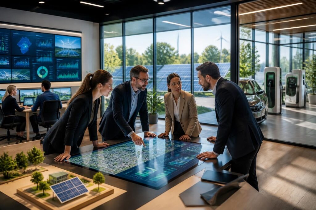 accédez aux services dédiés aux collectivités et entreprises sur www.entreprises.edf.fr pour gérer votre approvisionnement en énergie, découvrir nos solutions adaptées et bénéficier d'un accompagnement personnalisé.