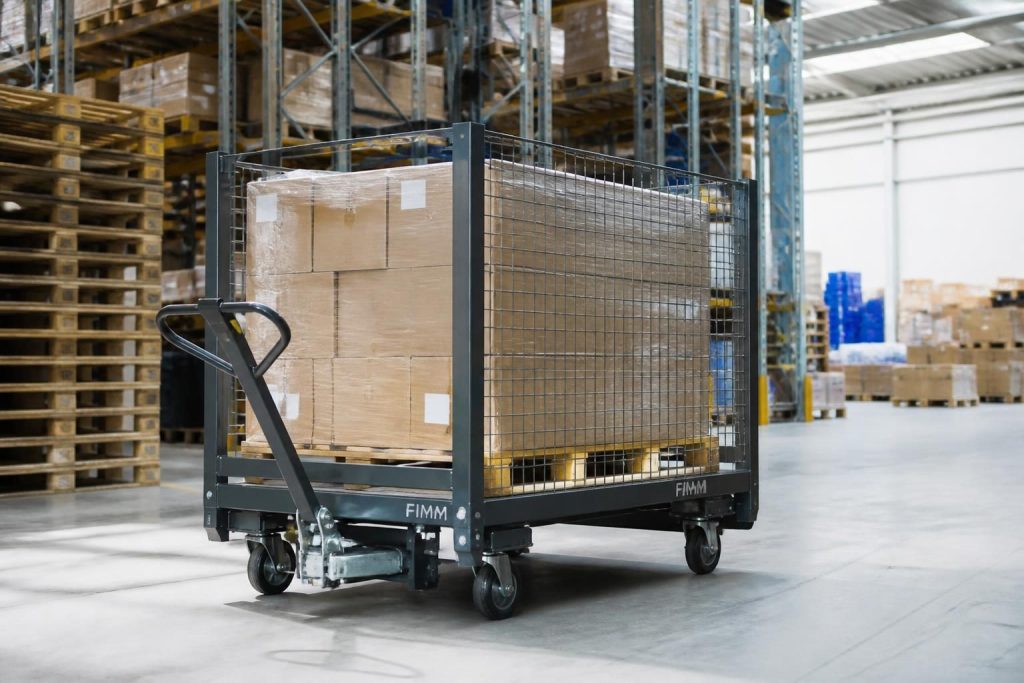 découvrez comment choisir le chariot porte palette avec cadre rehaussé idéal pour transporter vos charges en toute sécurité et efficacité.