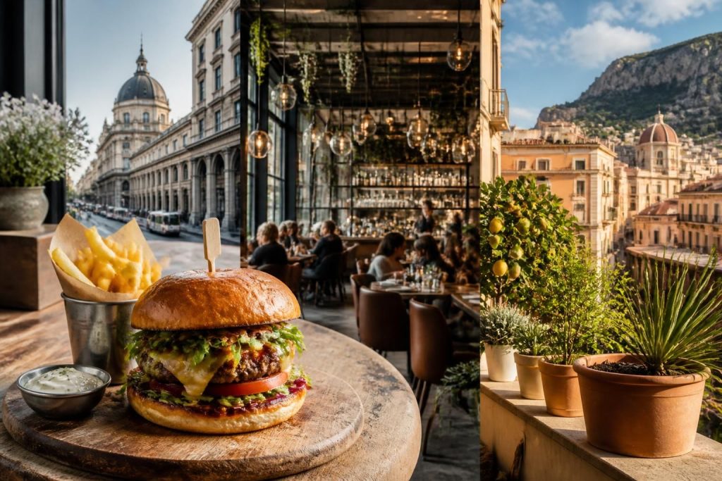 Hamburgeria en Italie : les meilleures adresses à Turin, Milan et Palerme