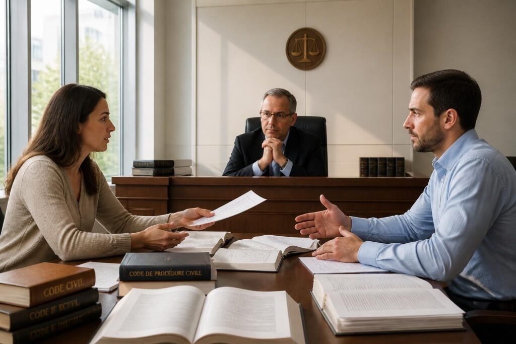 découvrez le principe du contradictoire en droit : définition claire, articles de loi essentiels et applications pratiques, même sans avocat.