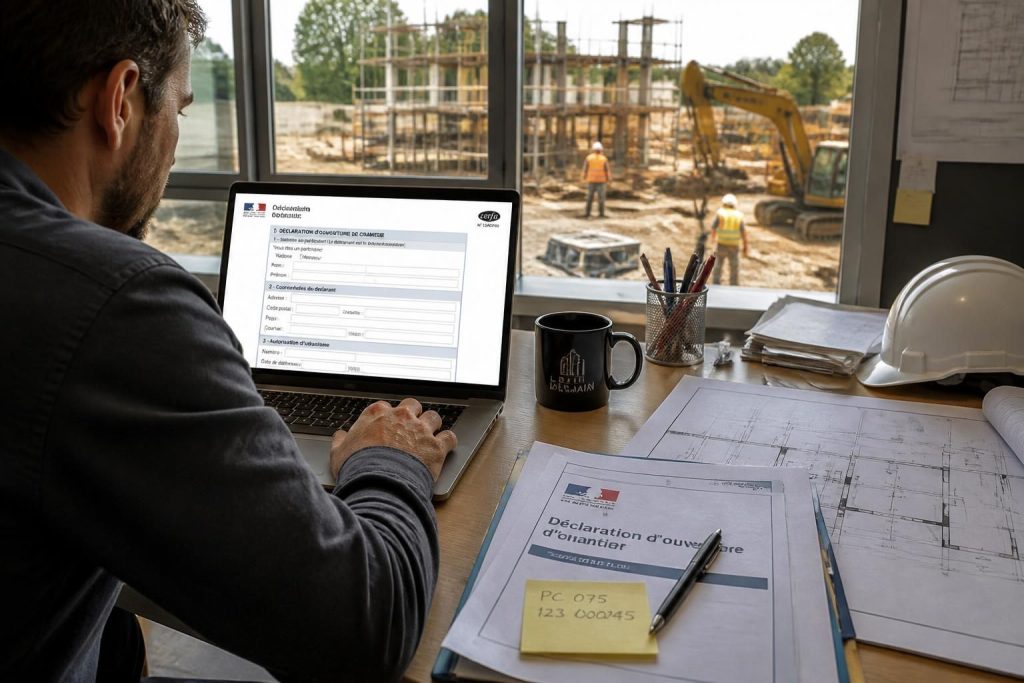 découvrez les formalités essentielles, le formulaire cerfa à remplir et les démarches en ligne pour réussir votre déclaration d'ouverture de chantier en toute simplicité.